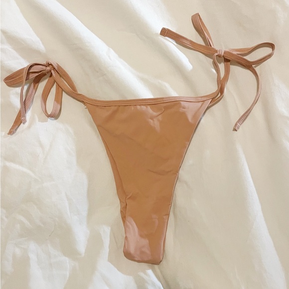 NWOT 437 Swim Sanders Bottoms in blush pink and size small - Picture 1 of 3